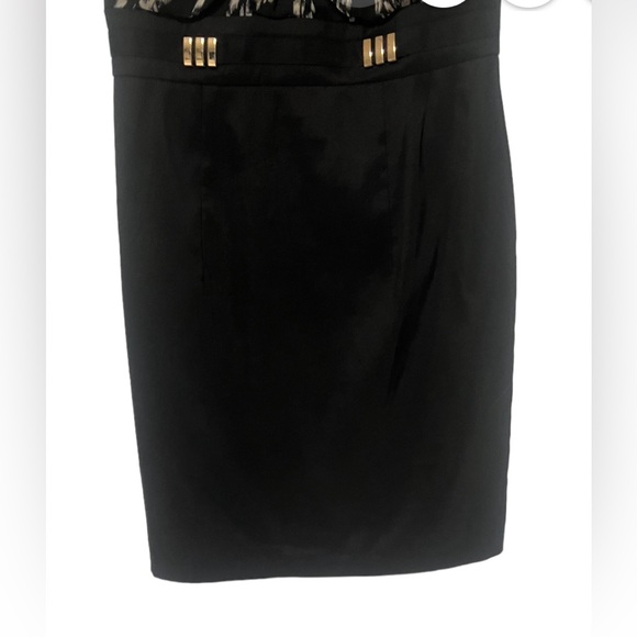 Dress Barn Women’s Black & Cream Career Work Dress size 8 Sheath Classic - Picture 7 of 10